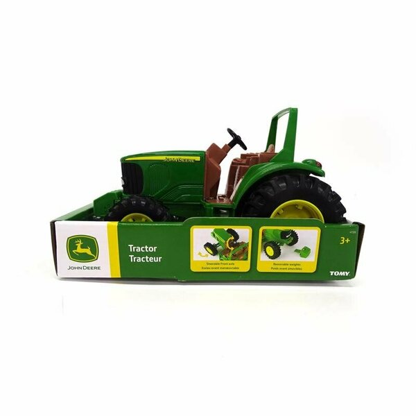 Tomy JD TRACTOR TOY PLASTIC GREEN 47326